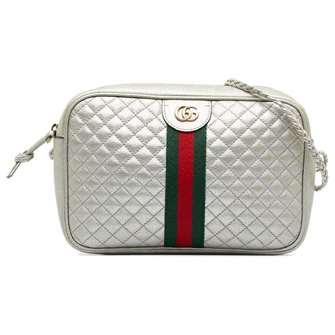 gucci trapuntata silver|Gucci Trapuntata Bag .